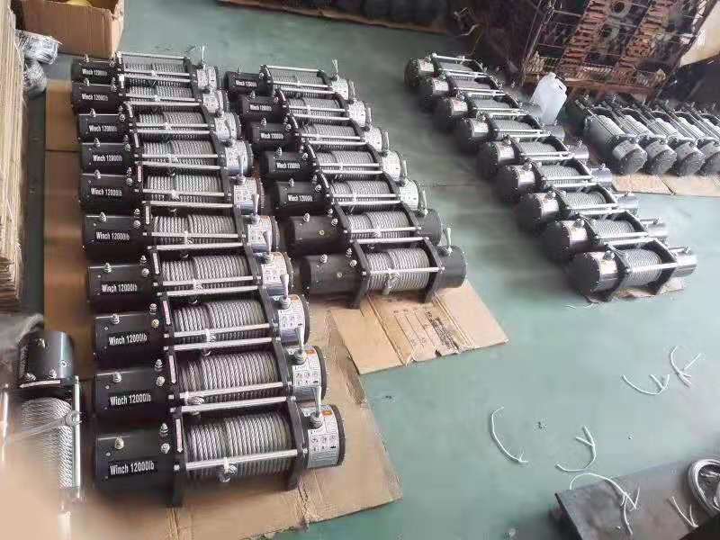 12000磅電動絞盤展示圖